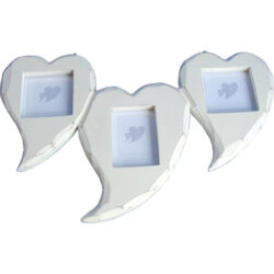 3 Piece Heart Photo fame 35x22cm