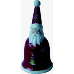 Dinner Bell Santa Red Medium