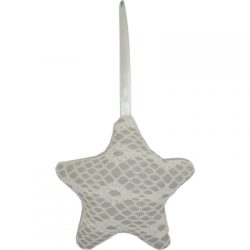 Fabric hanger Starfish 14x15cm