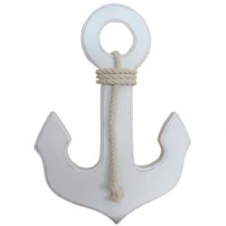 Anchor with Rope - White