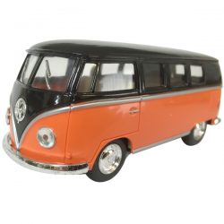 1962 VW Kombi diecast 5"- Black top - ORANGE