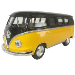 1962 VW Kombi diecast 5"- Black top - YELLOW