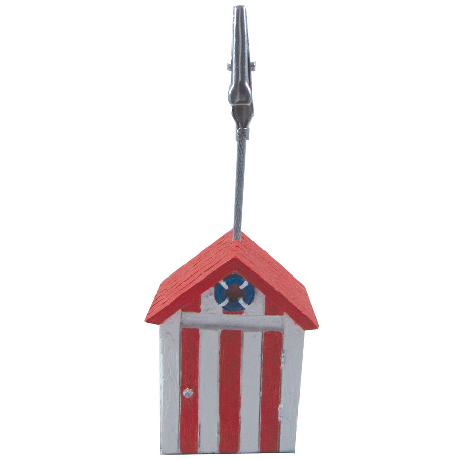 Beach Hut Name Card Holder