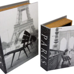 Book Boxes - Streets of Paris (set of 2)