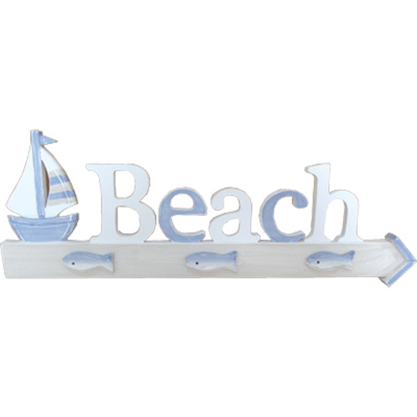 Beach Plaque w sailboat 56cm